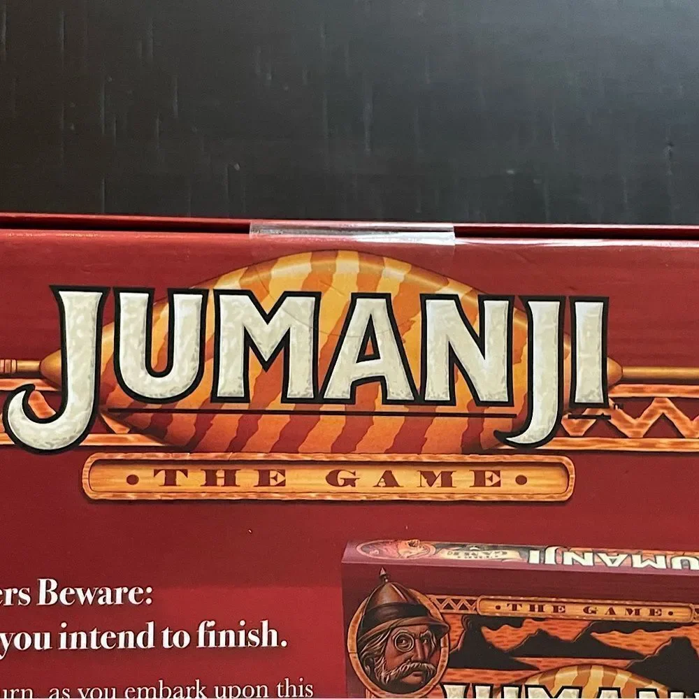 NWT! Milton Bradley “Jumanji”, 2-Person Board Game (Ages 5+).